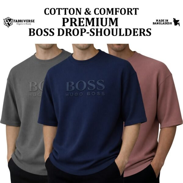 Premium Boss Drop (Charcoal-Petrol Blue-Brick)