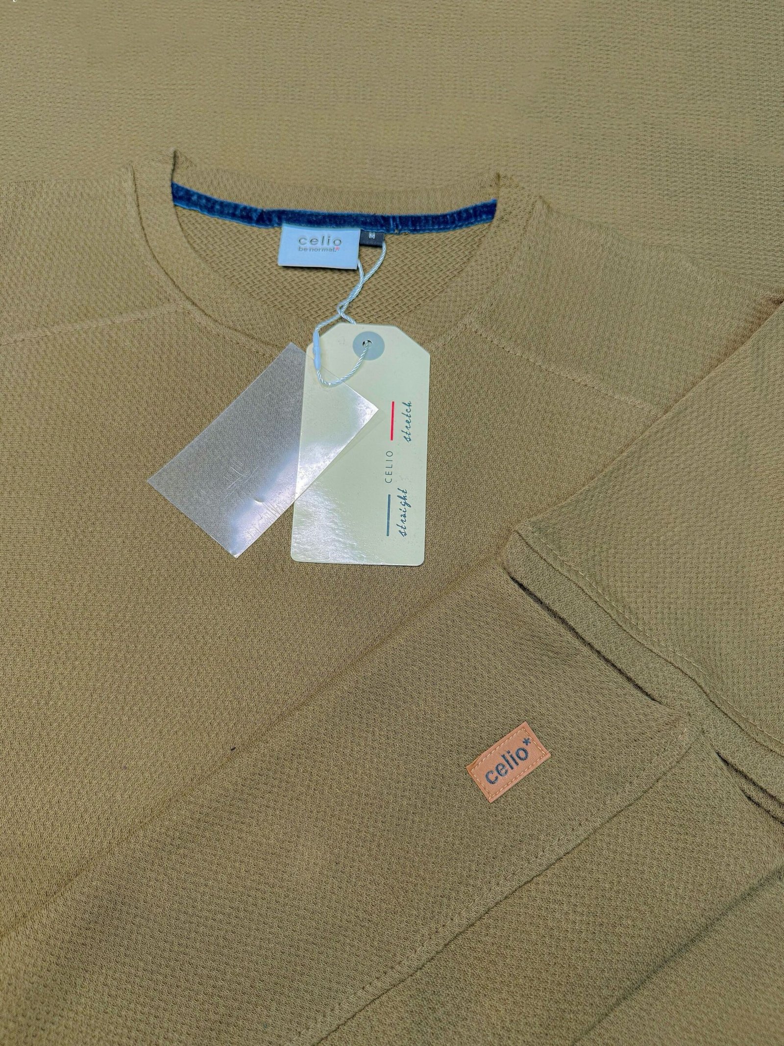 Premium Mock Neck (Brick-Boil Olive) - Image 3