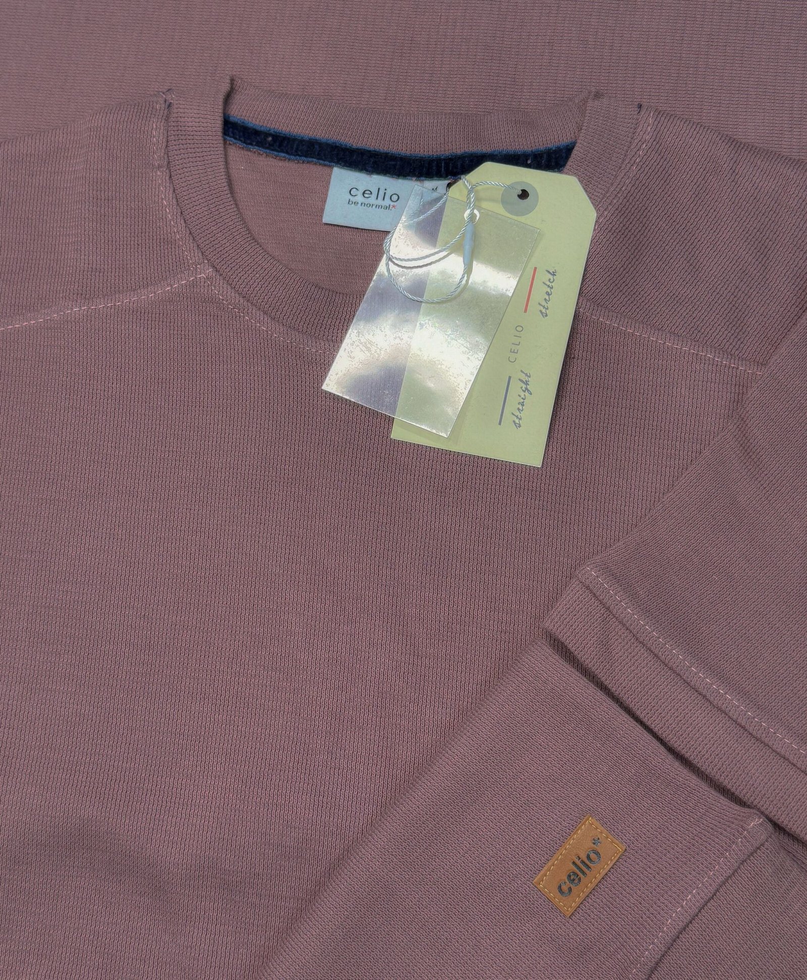 Premium Mock Neck (Mint-Brick) - Image 3