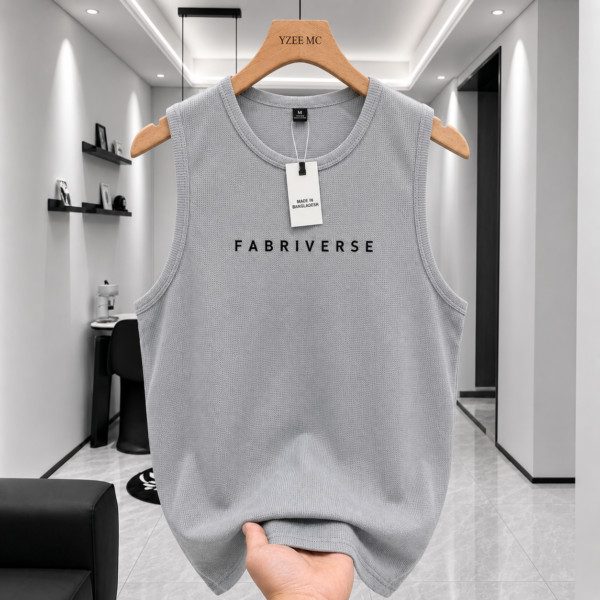 Premium Waffle Tank Top (Pearl White)