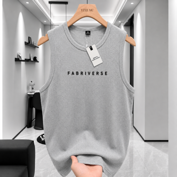 Premium Waffle Tank Top (Grey)