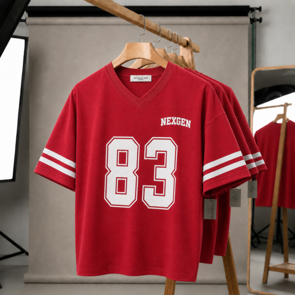 Premium Mash Drop-Shoulder (Red)