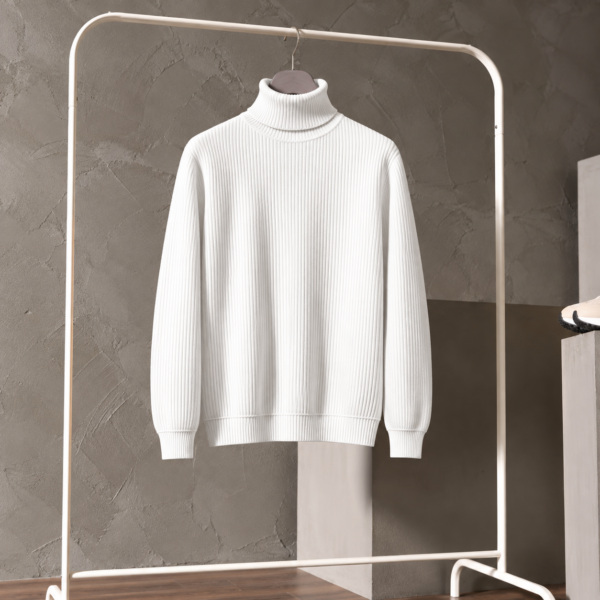 Premium Turtle Neck (White)