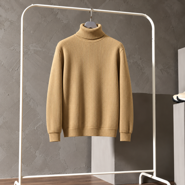 Premium Turtle Neck (Beige)